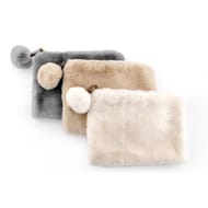 Trousse à maquillage faux fourrure assortiment