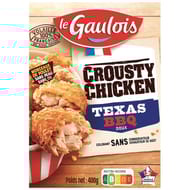 Le Gaulois crousty chicken texas barbecue 400g