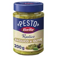 Barilla sauce pesto rustico basilic et olive 200g