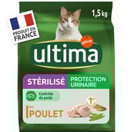Ultima chat stérilisé protection urinaire 1.5kg