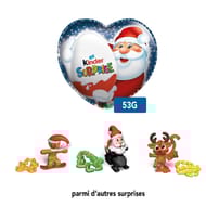 Kinder moulage coeur avec surprise 53g