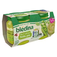 Bledina pots petites pois 2x130g