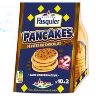 Brioche Pasquier pancakes pépites de chocolat 10+2 offerts 420g