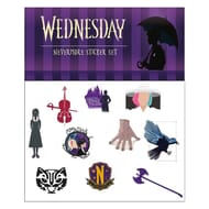 Stickers nevermore netflix  mercredi