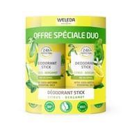 Weleda duo deodorant stick citrus bergamot 50 g x2