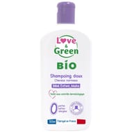 Love&Green Shampoing doux certifié bio sans parfum sans sulfate 500ml