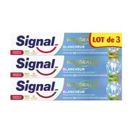 Signal dentifrice intégral 8 blancheur prebiotique 75ml x3