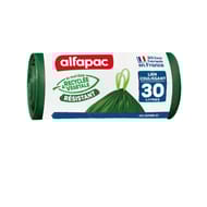 Alfapac sacs poubelle x20 coulissac 30l végétal origin