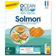 Océan kiss solmon alternative végétale au saumon fumé 100g