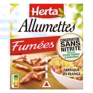 Herta allumettes fumées conservation sans nitrite 2x75g