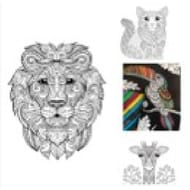 Coloriage en velours animaux
