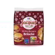 Jacquet mini-burgers briochés x10 - 210g