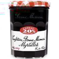 Bonne maman confiture myrtilles 370g+20% cadeau