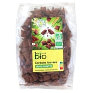 Nature bio céréales fourrés chocolat noisettes bio 375g
