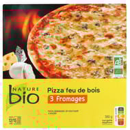 Nature bio pizza 3 fromages 380g