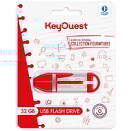 Keyouest clé usb 32go rdc24 stylo rouge KO056455