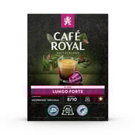 Café Royal capsules aluminium lungo forte type nespresso x18 99g