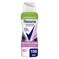 Rexona déodorant aérosol invisible pure 100ml