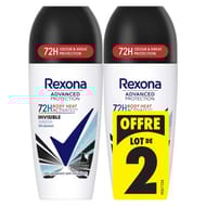 Rexona déo bille invisible aqua 2x50ml