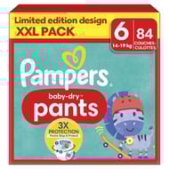 Pampers baby dry pants couches culottes giga t6 x84