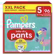 Pampers baby dry pants couches culottes giga t5 x96