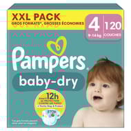 Pampers baby dry couches xxl t4 x 120