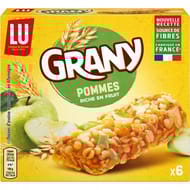 Grany 6 barres céréales et pommes vertes 125 g