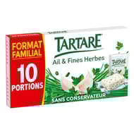 Tartare ail et fines herbes 10 portions 160g format familial