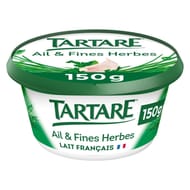 Tartare ail et fines herbes goût unique pot 150g