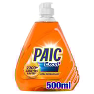 Paic excel 2 liquide vaisselle super degraissant 500ml