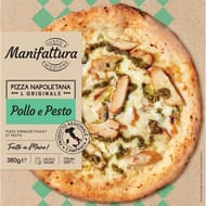 Manifattura pizza pollo e pesto 380g