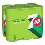 7up zéro 6x33cl