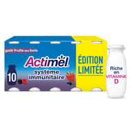 Actimel goût fruits des bois 10x100g édition limitée