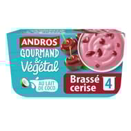 Andros brassé végétal cerise 4x100g
