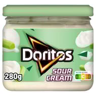 Doritos sauce apéritif  goût sour cream crème aigre douce 280g