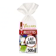 Villars napolitains assortiment chocolats 7 recettes sachet 500g