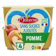 Materne compotes coupelles pomme 4x100g