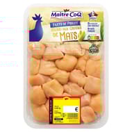 Maître Coq cubes de filets de poulet nourri aux grains de maïs 720g