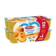Materne compotes coupelles sans sucres ajoutés 16x100g -1600g