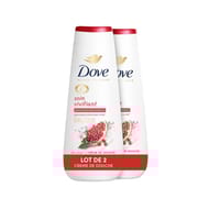 Dove crème douche soin vivifiant parfum grenade & hibiscus 2x225ml