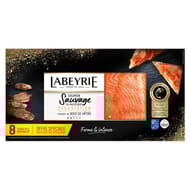 Labeyrie saumon sauvage du pacifique fumé au bois de hêtre 8 tranches 215g
