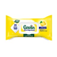 Carolin lingettes maxi citron x80