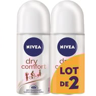 Nivea déodorant bille femme dry confort 50ml x2