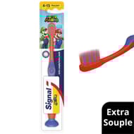 Signal brosse à dents mario junior 6-13 ans single x1