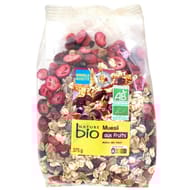 Nature bio muesli aux fruits bio 375g