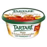 Tartare noix et éclats d'amandes pot 250g format familial