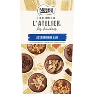 Nestle les recettes de l'atelier les bouchees mix lait 266g