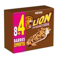 Nestlé lion barres de céréales 8+4 offertes x25g - 300g