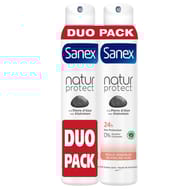 Sanex deodorant natural protect spray sensitive 2x200ml