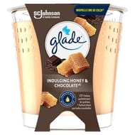 Glade bougie indulging honey & chocolate sans huile de palme 112g